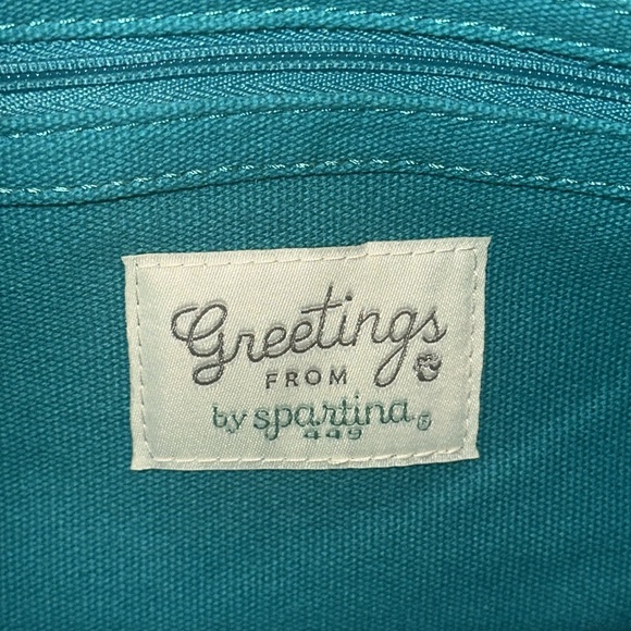 Spartina 449 Greetings From The Caribbean Sea Crossbody Bag NWOT - Picture 13 of 16